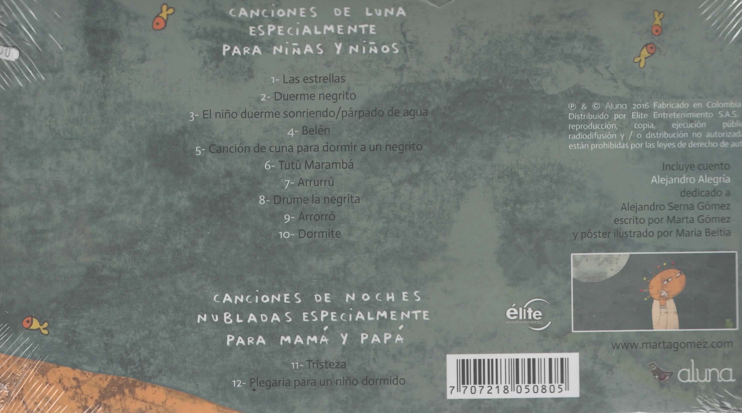 Libro + CD  Marta Gómez - Canciones De Luna