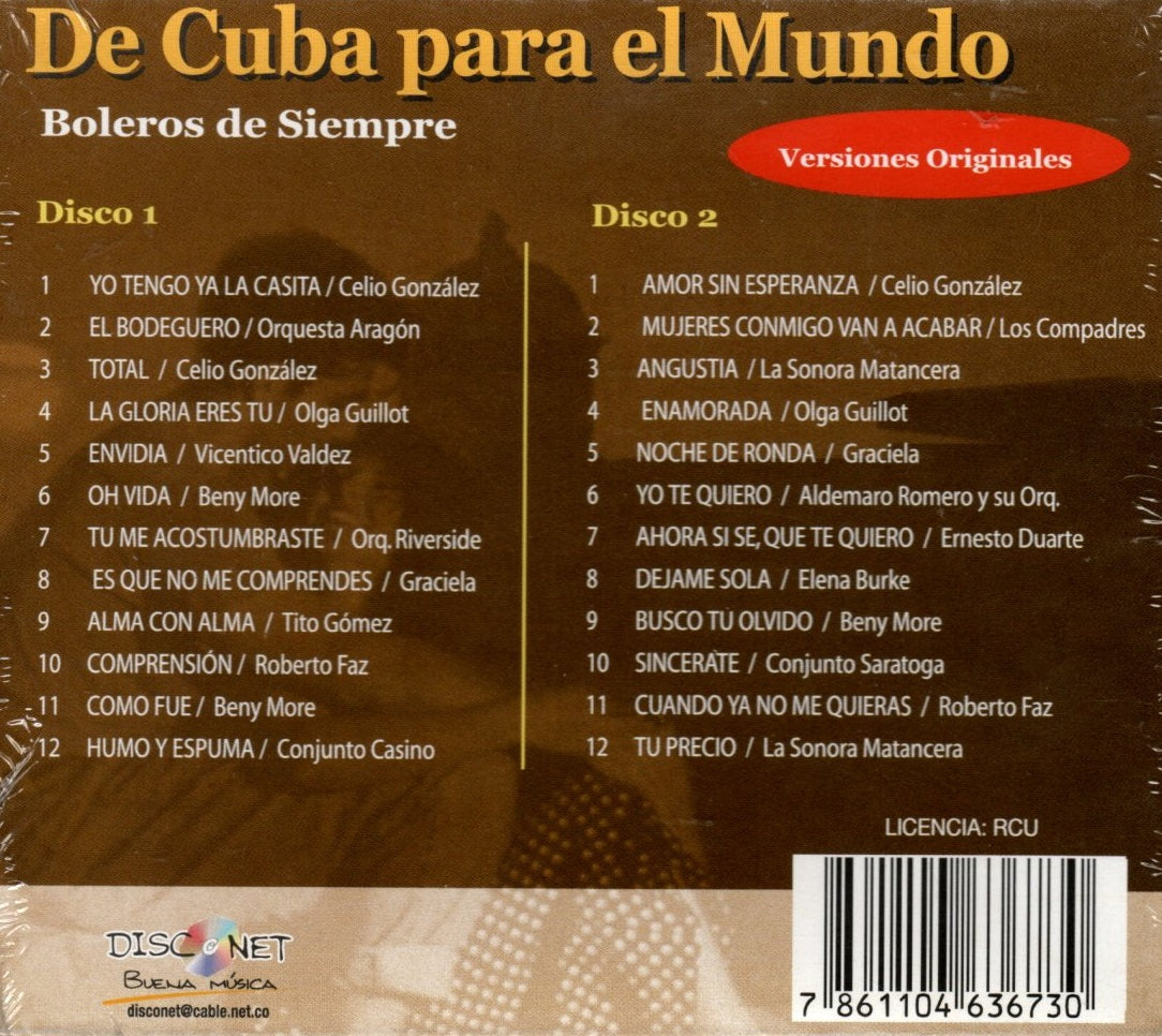 CDX2 24 Éxitos - De Cuba Para El Mundo