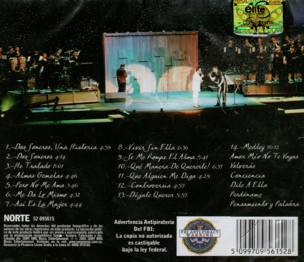 CD Gilberto Santa Rosa - Dos Soneros Una Historia