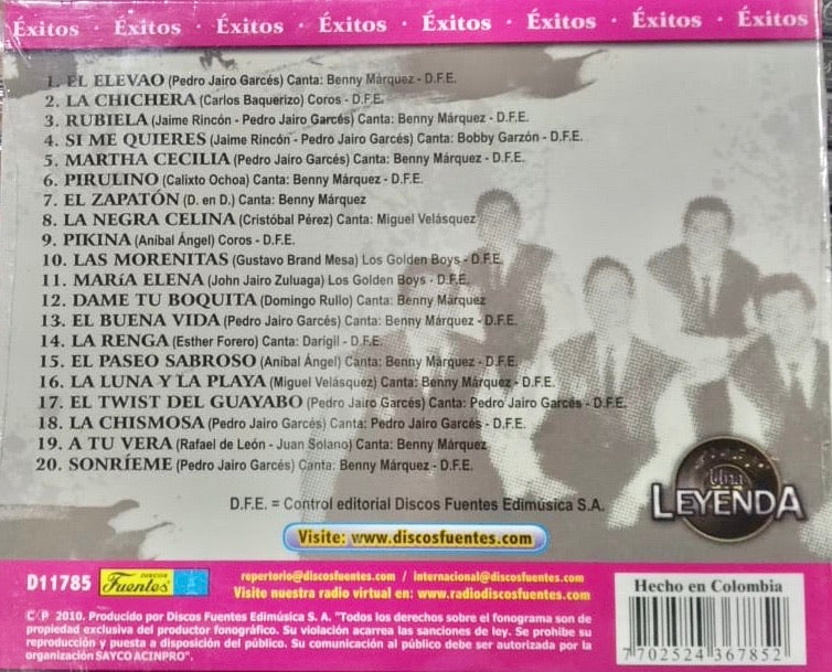 CD Los Golden Boys - Una Leyenda