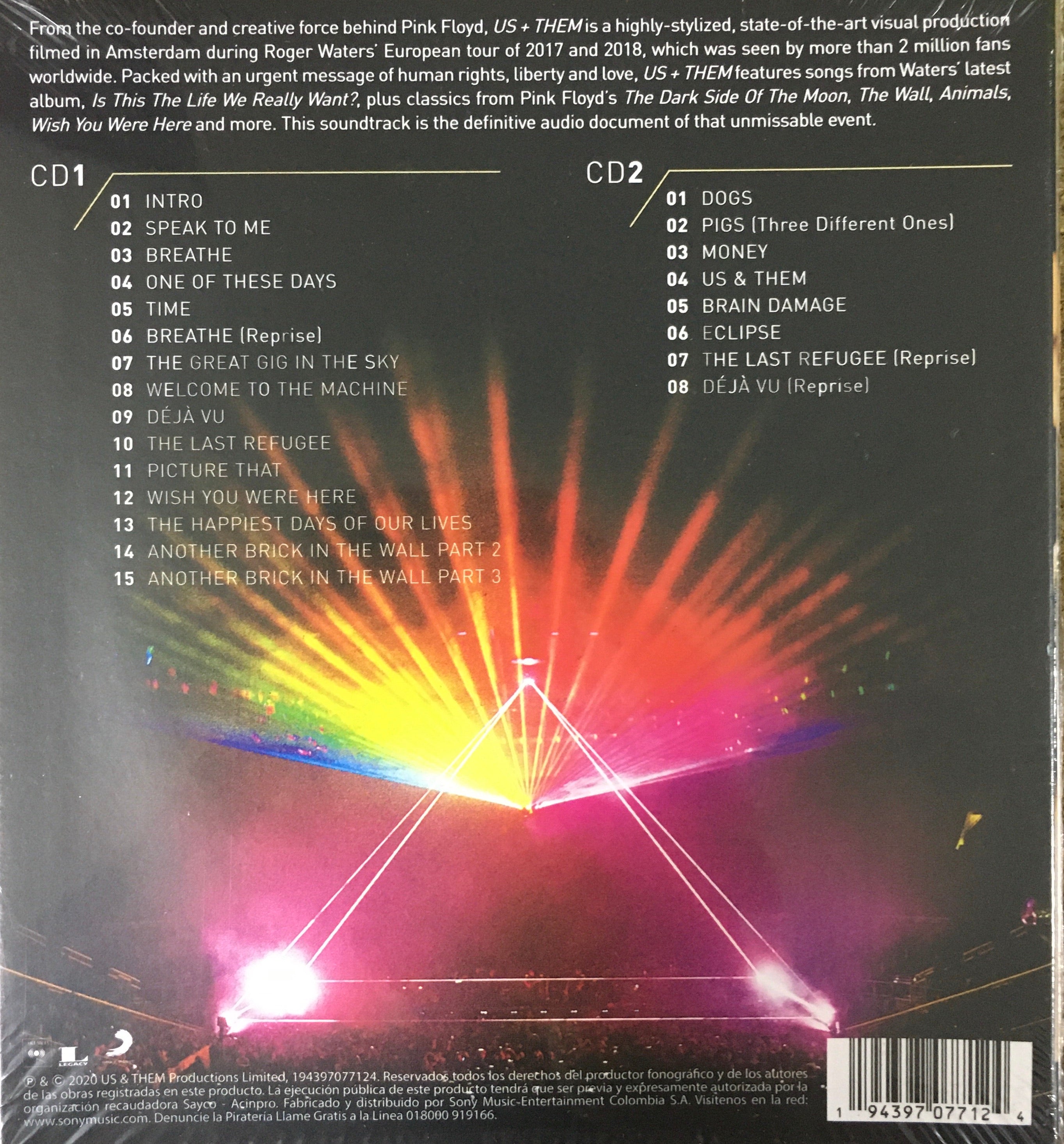 CD x2 Roger Waters - US + Them