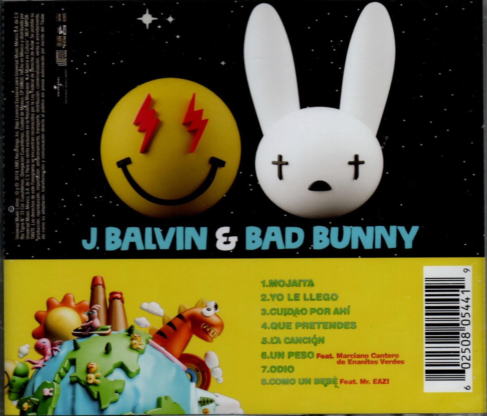 CD J Balvin & Bad Bunny ‎– Oasis
