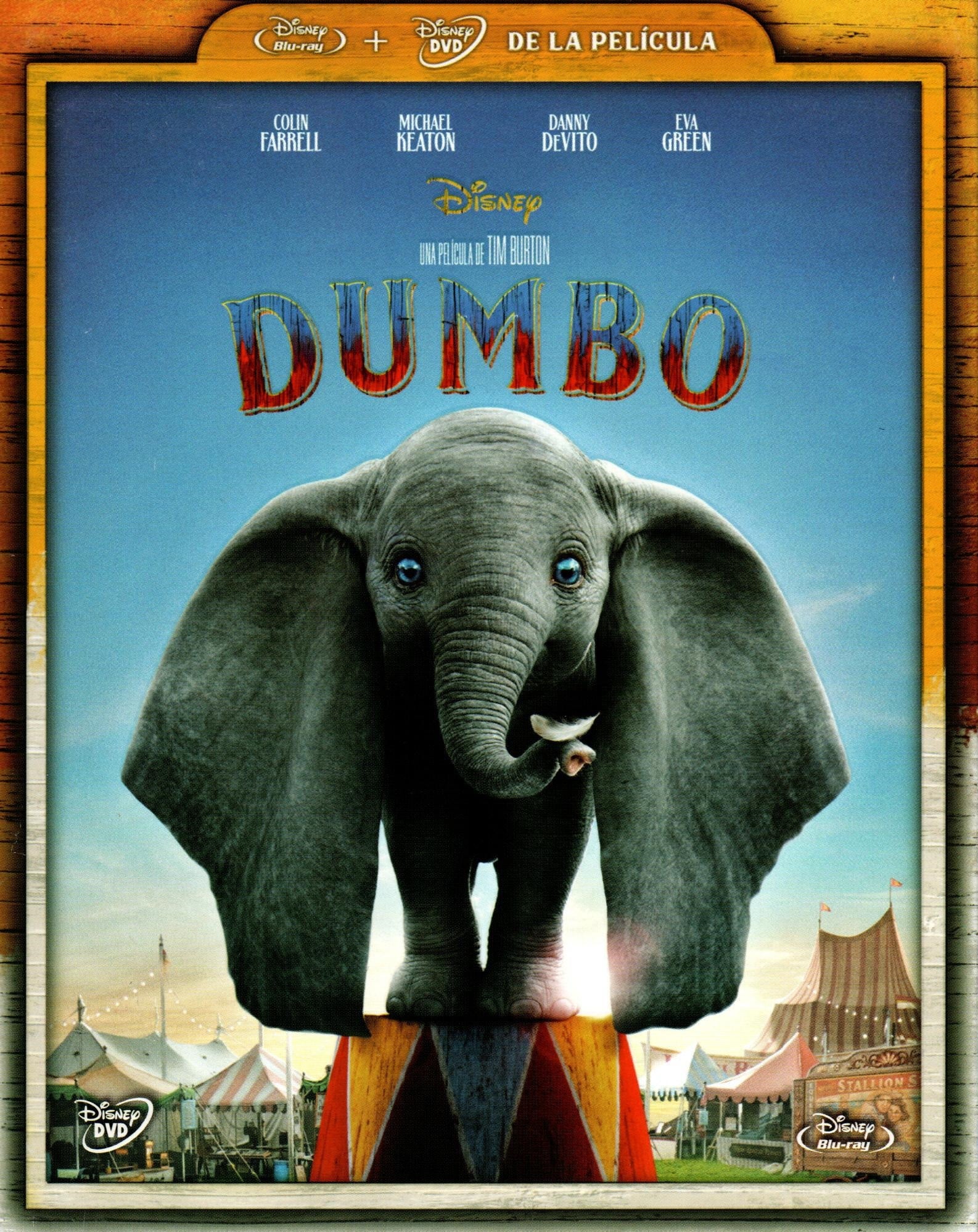 Blu-Ray + DVD Disney Dumbo - Live Action