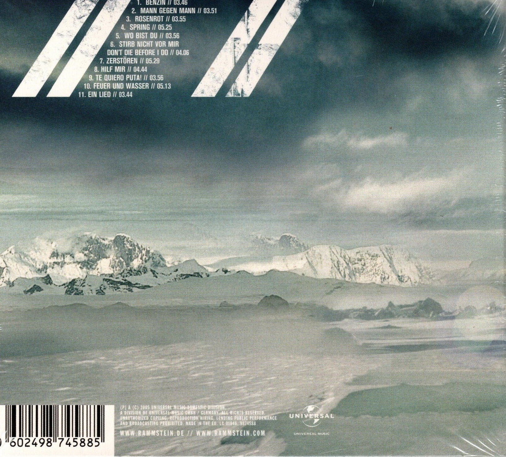 CD Rammstein ‎– Rosenrot