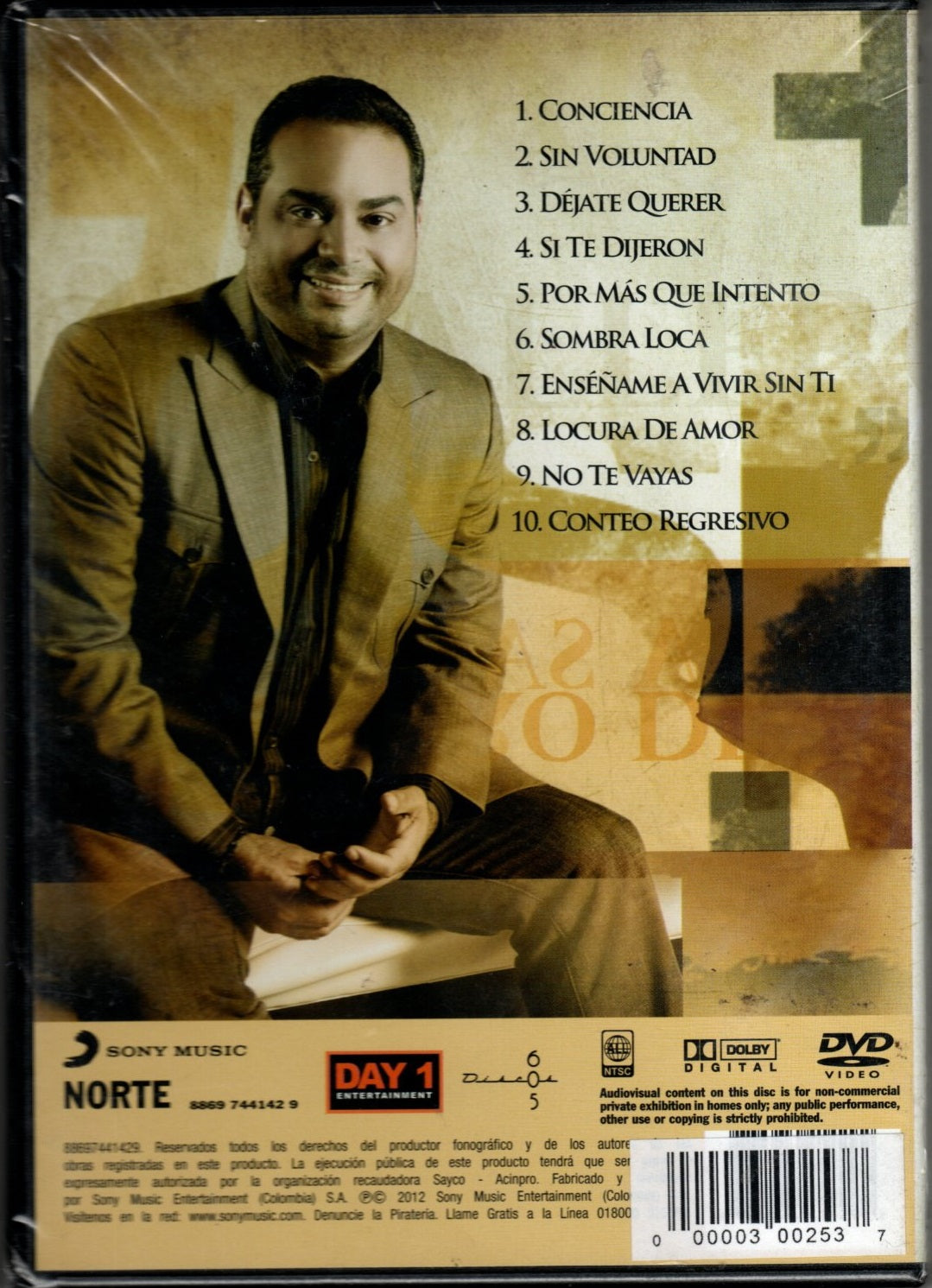 DVD + Karaoke Gilberto Santa Rosa - Historia Tropical