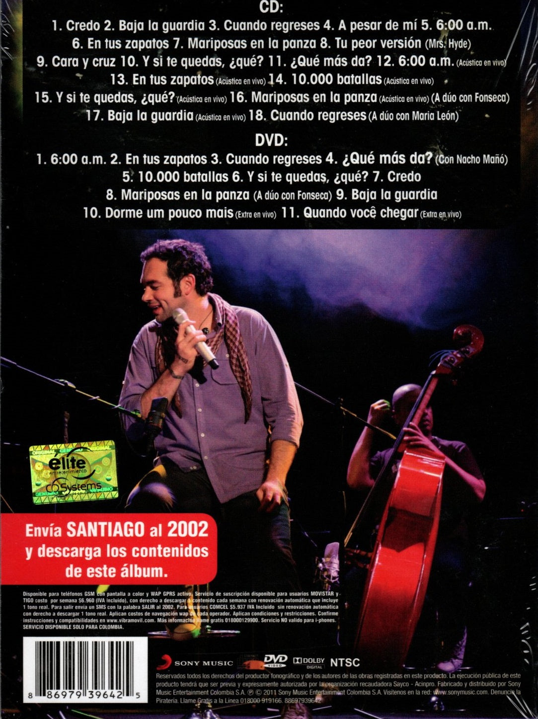 DVD Santiago Cruz ‎– Cruce De Caminos