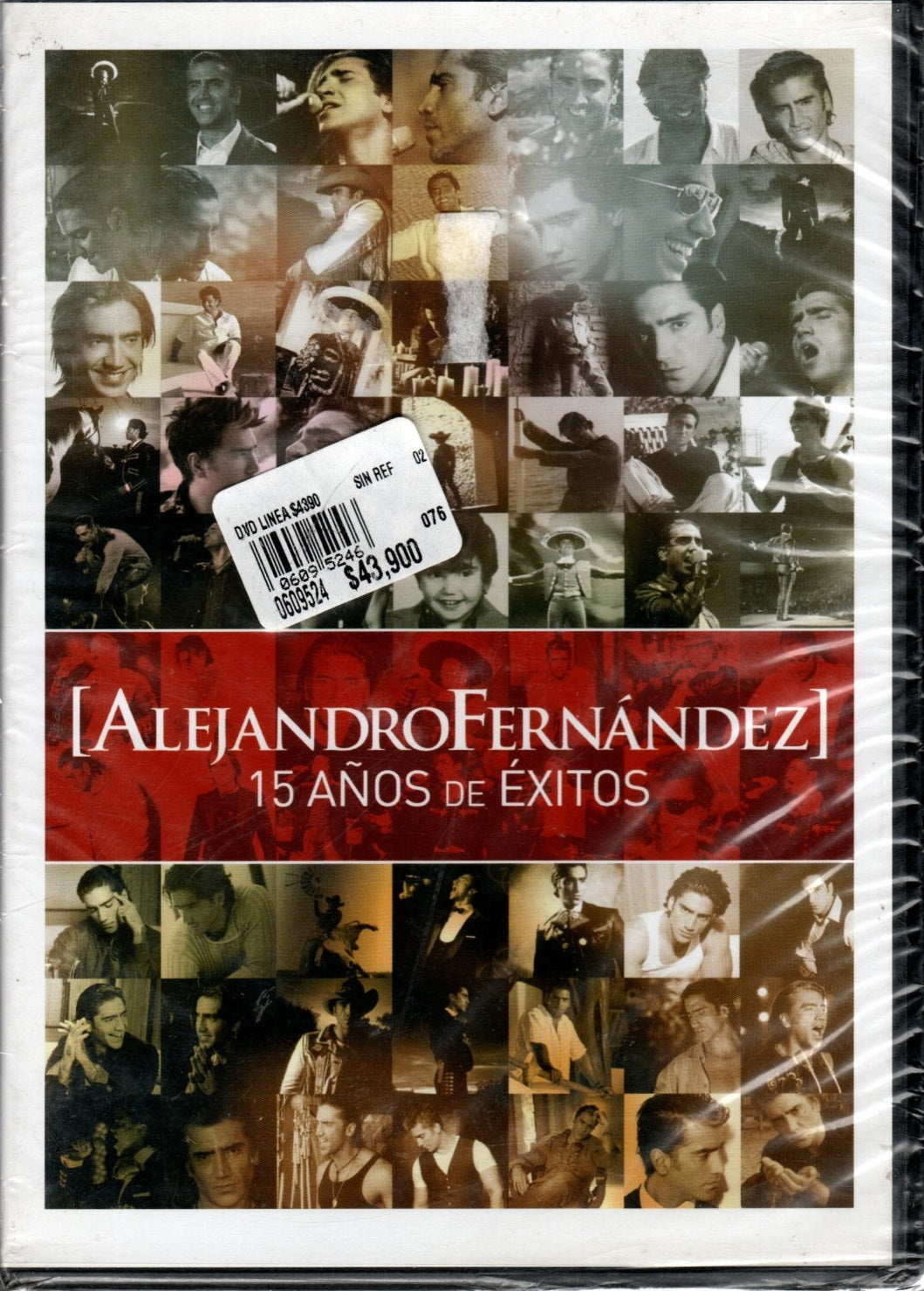 DVD +CD  Alejandro Fernández ‎– 15 Años De Éxitos