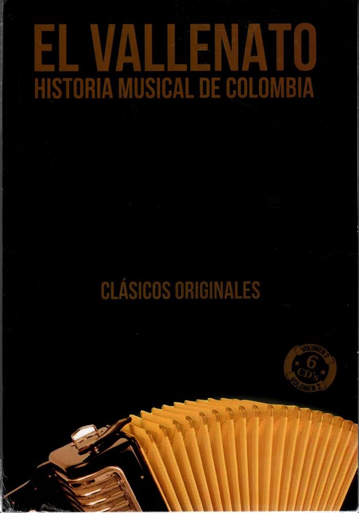CD X6 El Vallenato - Historia musical de Colombia Vol.1
