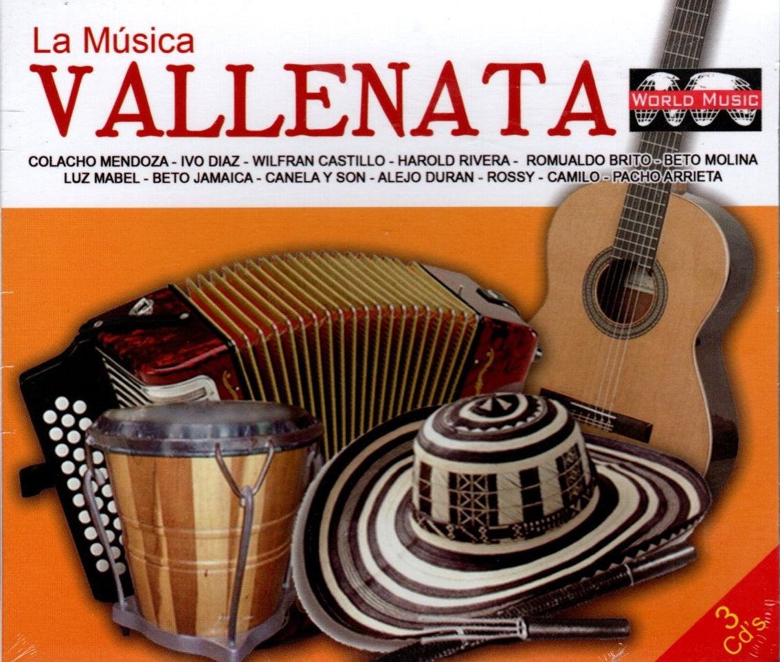CDX3 La Música Vallenata