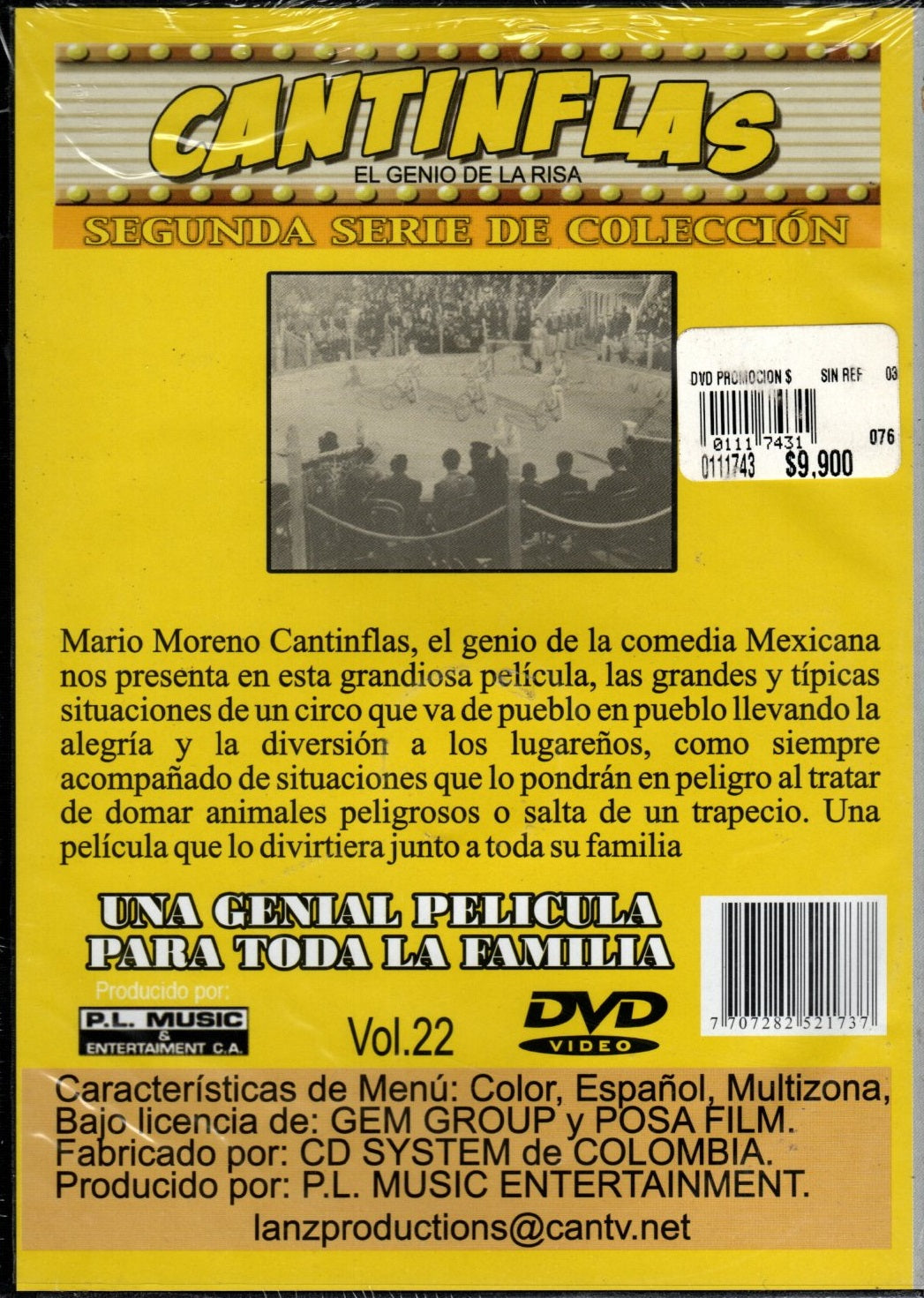DVD Cantinflas - El circo Vol.22