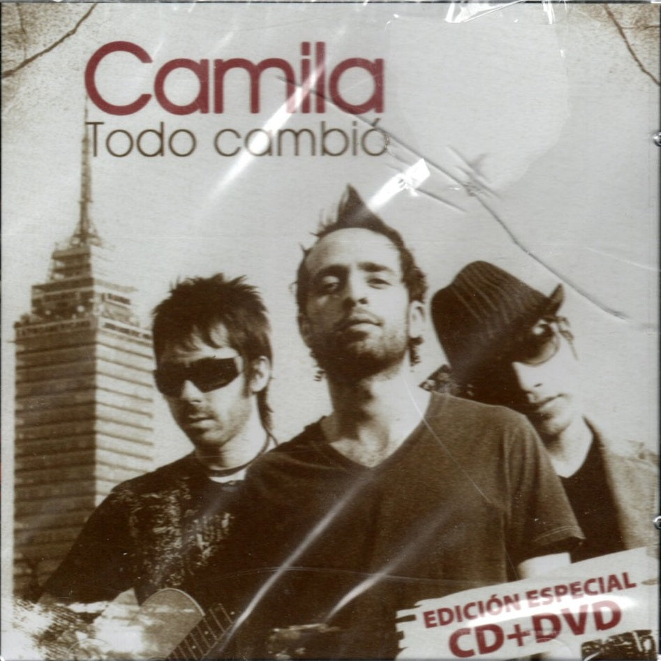 CD + DVD Camila ‎– Todo Cambió (Edición Especial)
