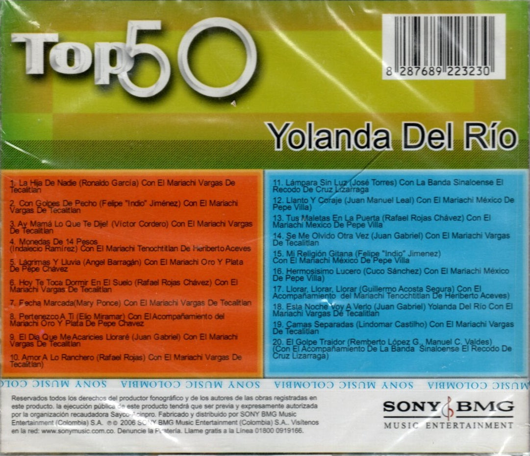 CD Yolanda Del Rio - Top 50