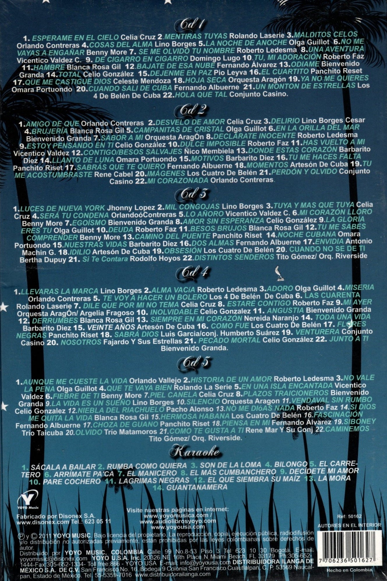 CDX5 110 Tesoros De La Música Romántica Cubana