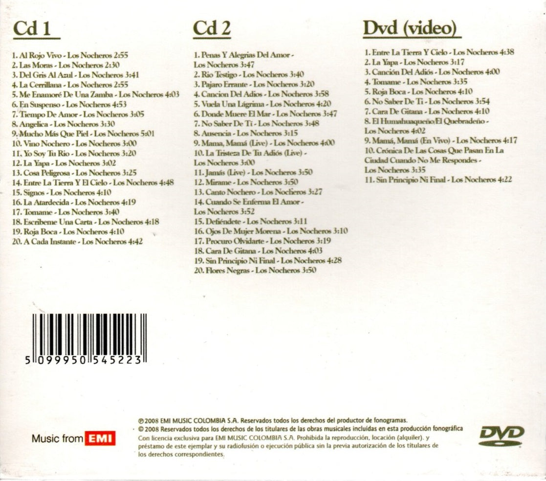 CD + DVD Los Nocheros - Voces Del Amor