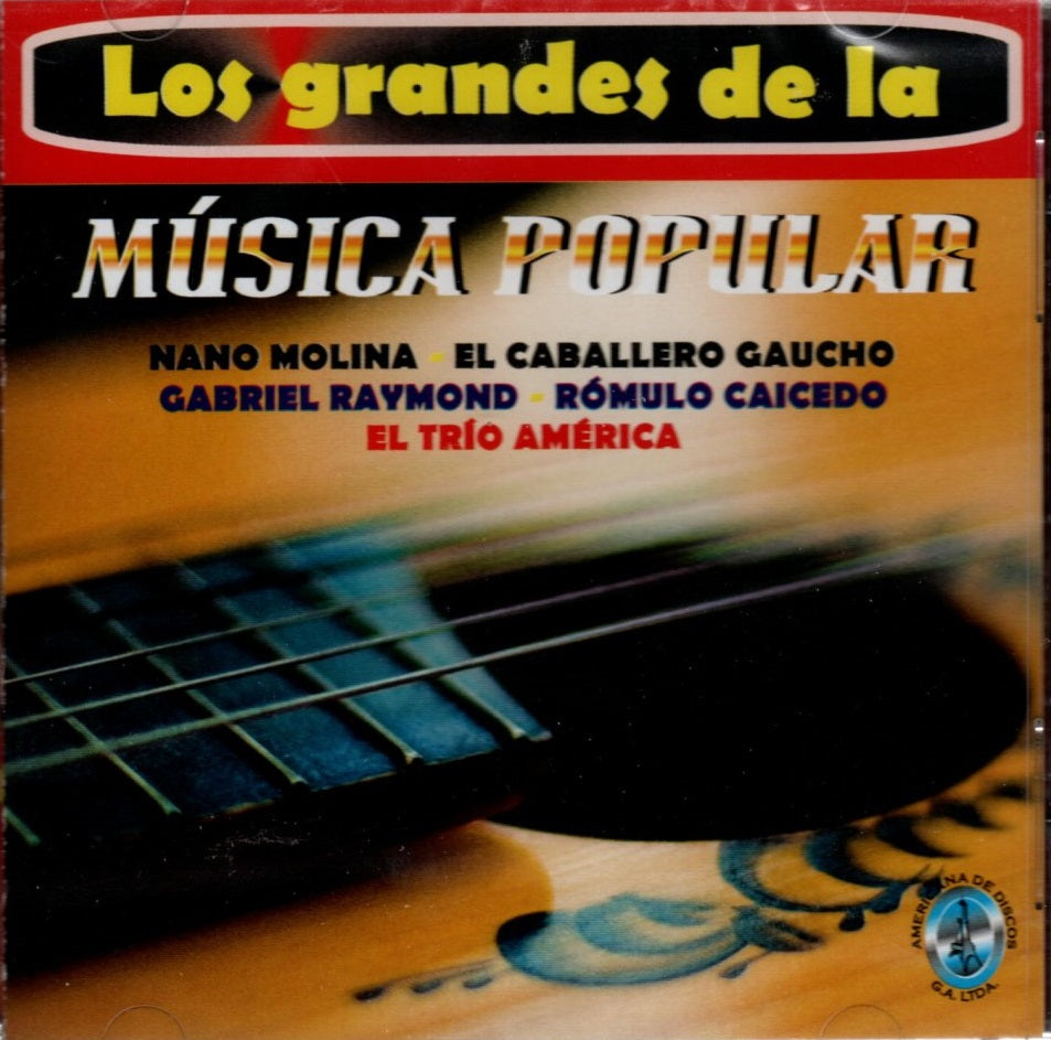 CD Los Grandes De La Música Popular