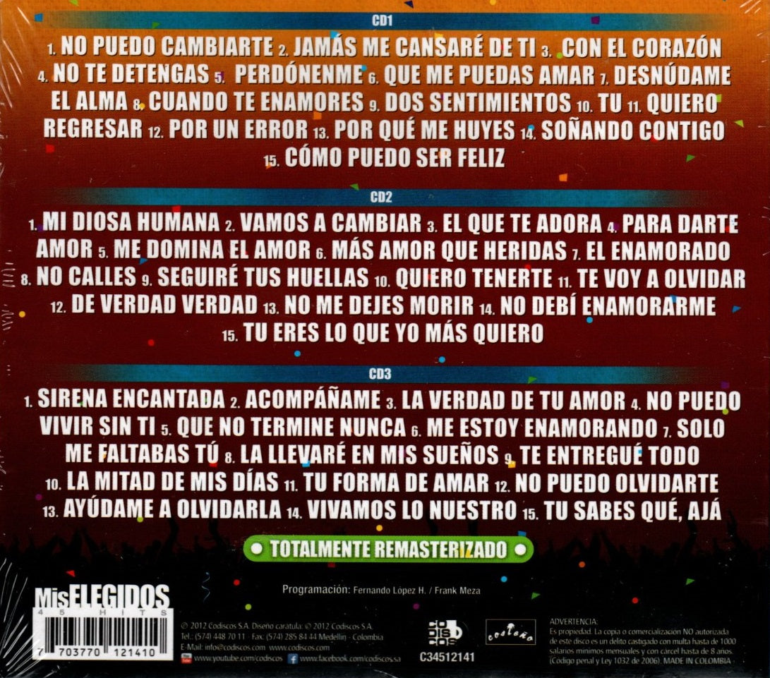 CD X3 Miguel Morales - Mis elegidos