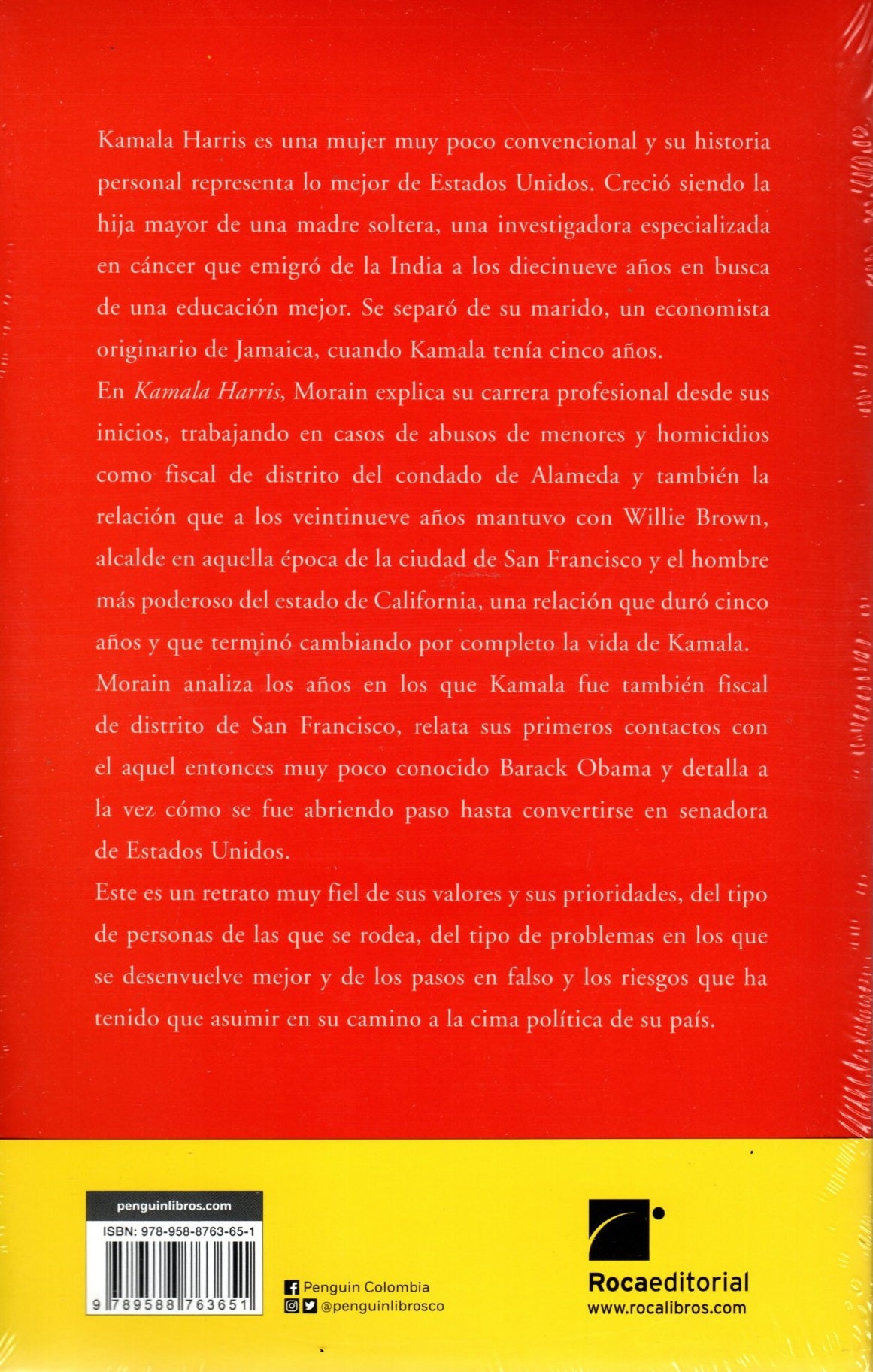 Libro Kamala Harris - La historia de la primera mujer vicepresidenta de Estados Unidos