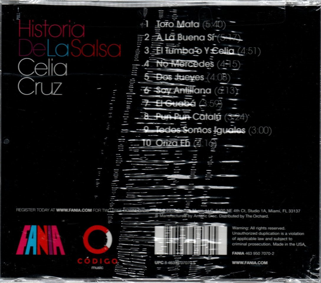 CD Celia Cruz - Historia De La Salsa