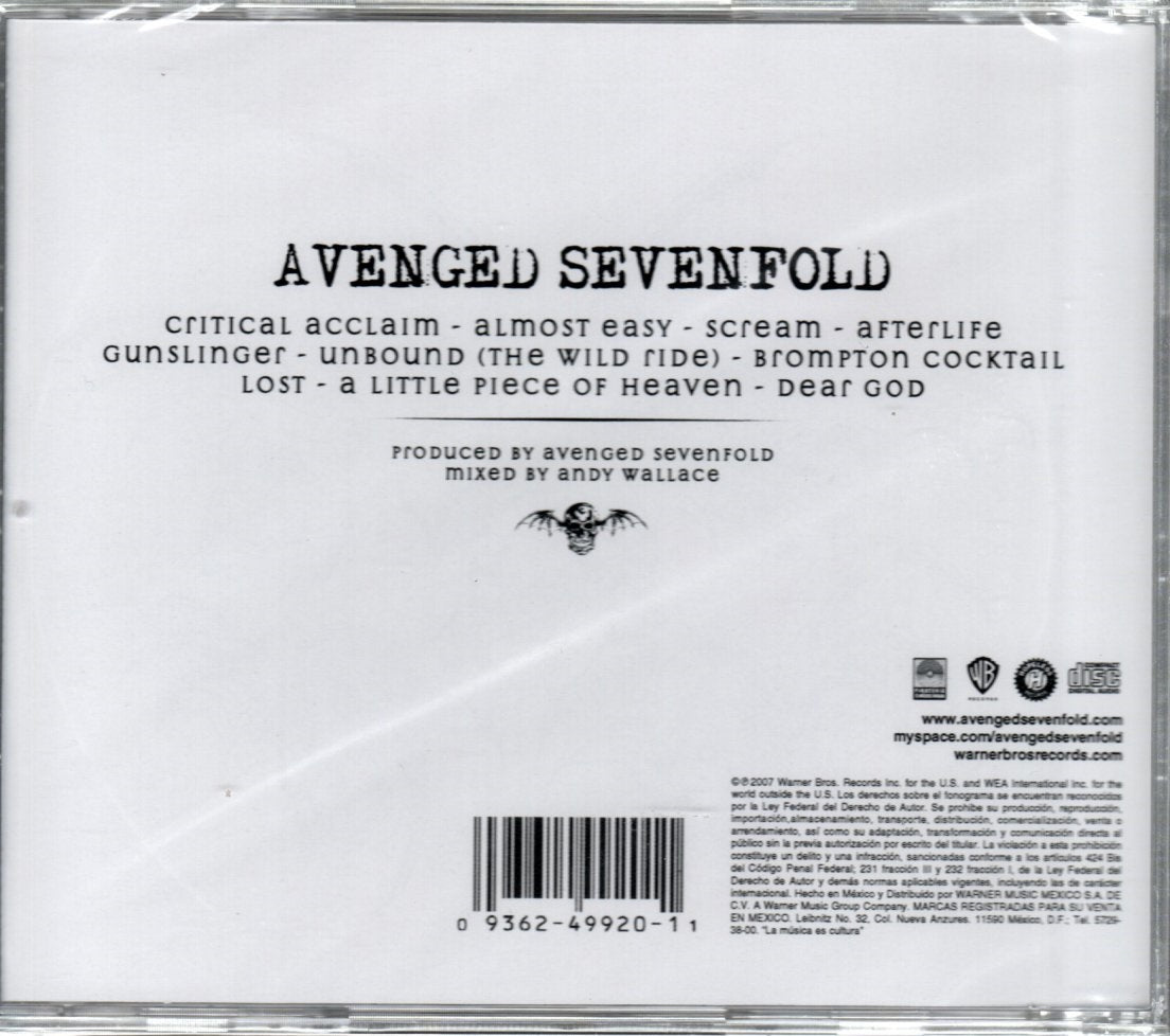 CD Avenged Sevenfold