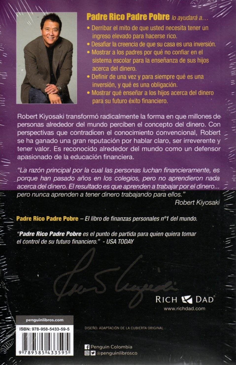 Libro Robert T. Kiyosaki - Padre Rico Padre Pobre