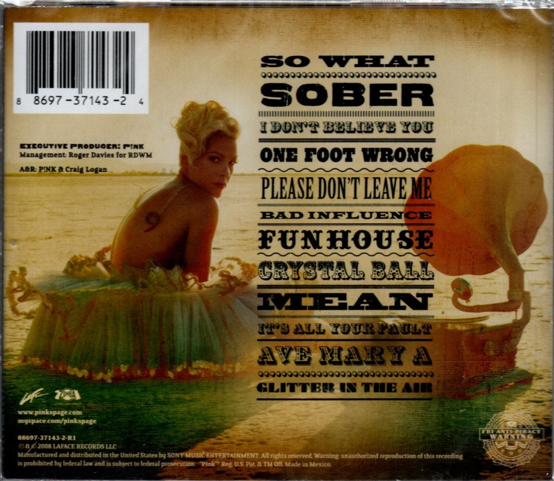 CD P!NK ‎– Funhouse