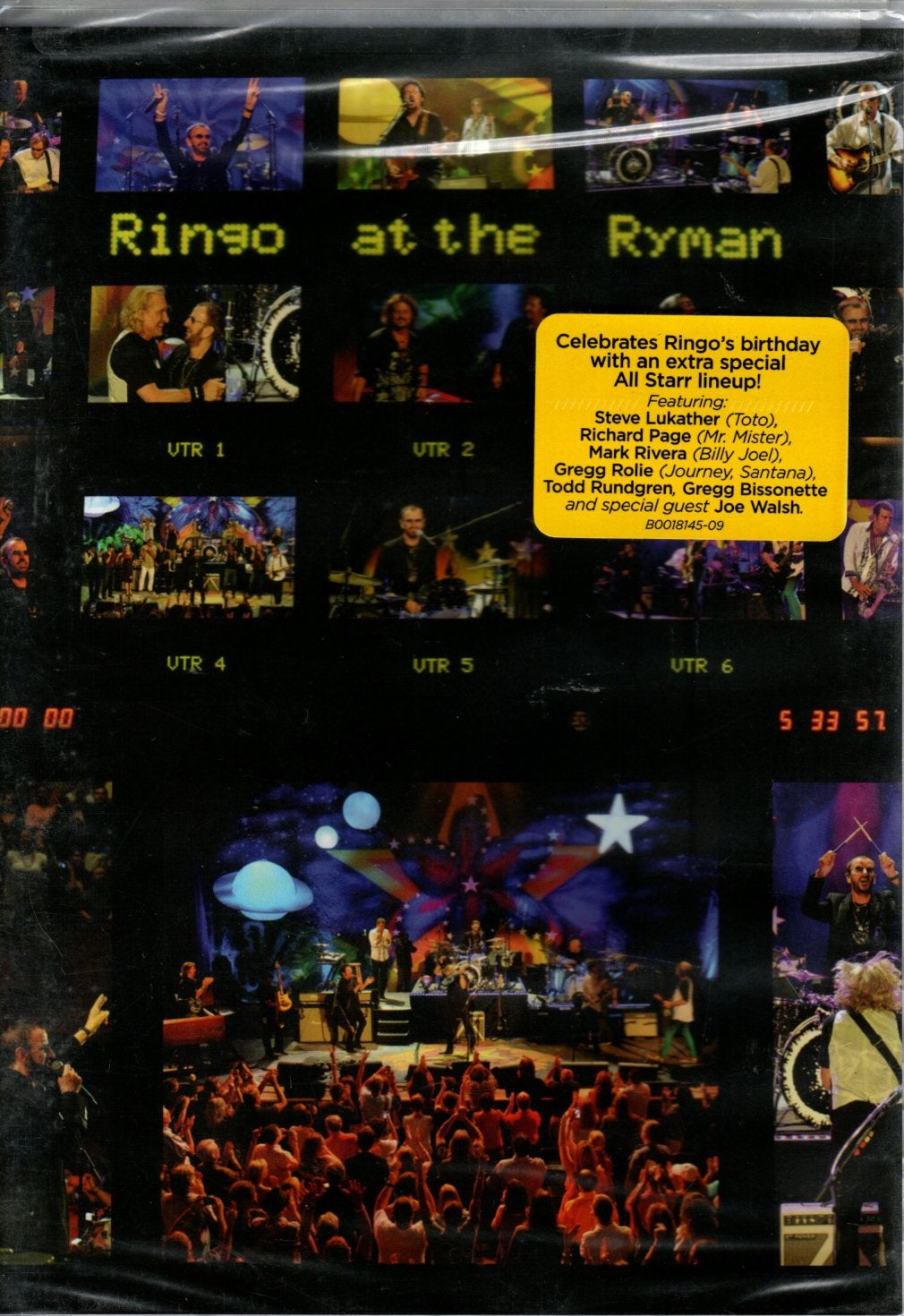 DVD Ringo AT The Ryman - RINGO STARR AND HIS ALL STARR BAND