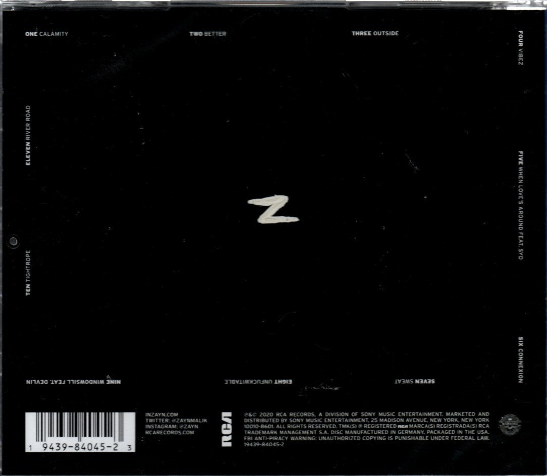 CD Nobody Is Listening - Zayn