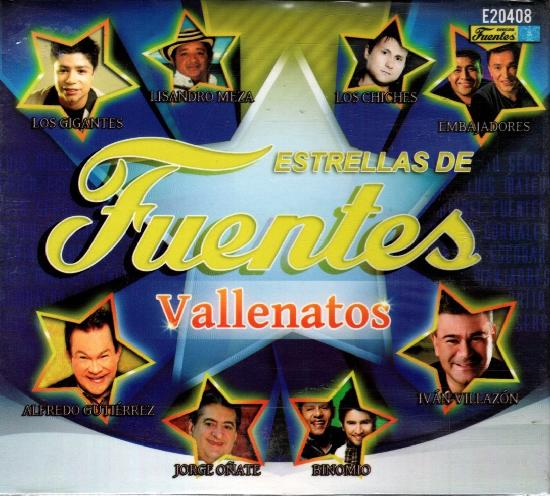CD X 2 Estrellas De Fuentes Vallenatos