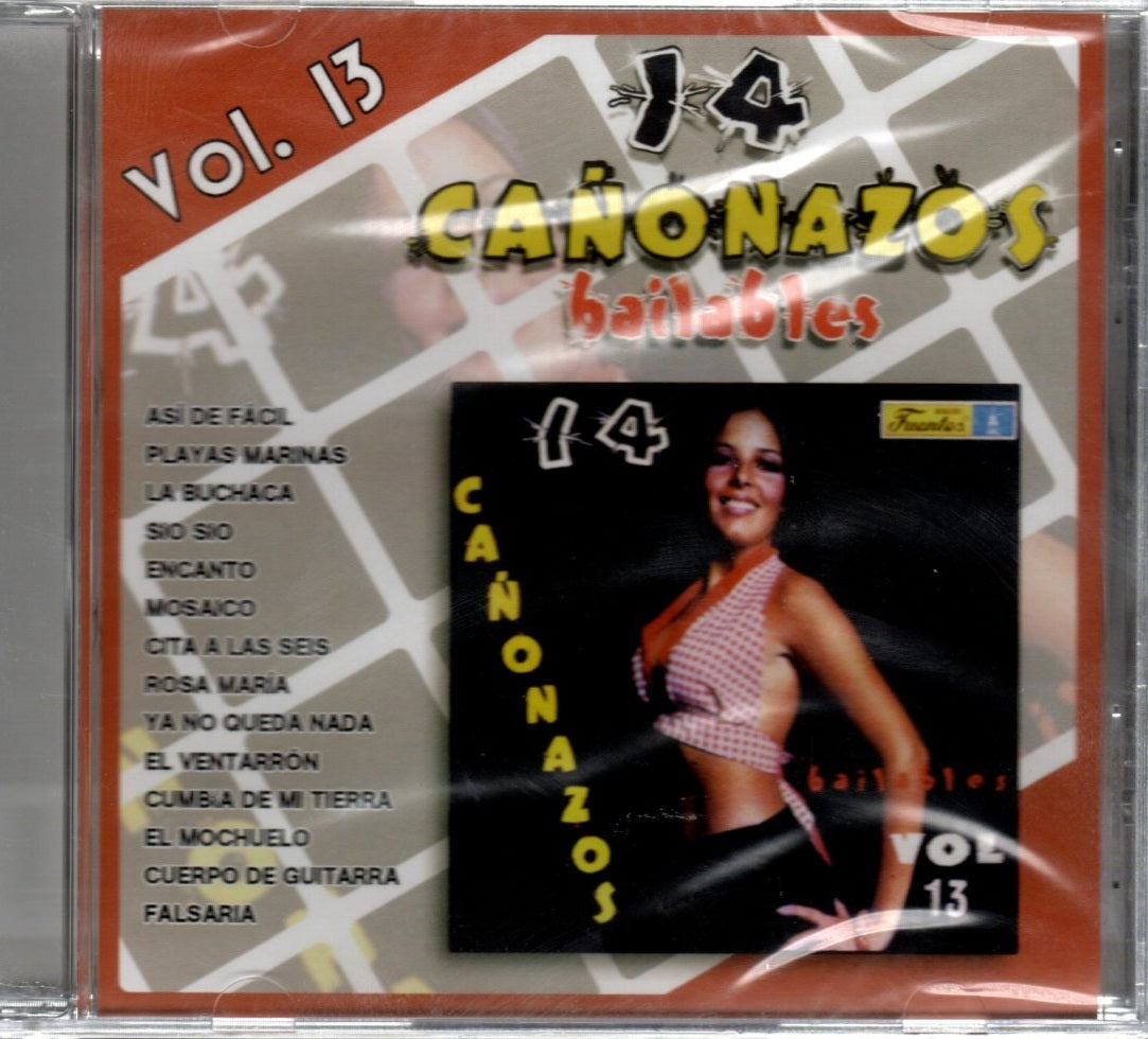 CD 14 Cañonazos Bailables Vol 13