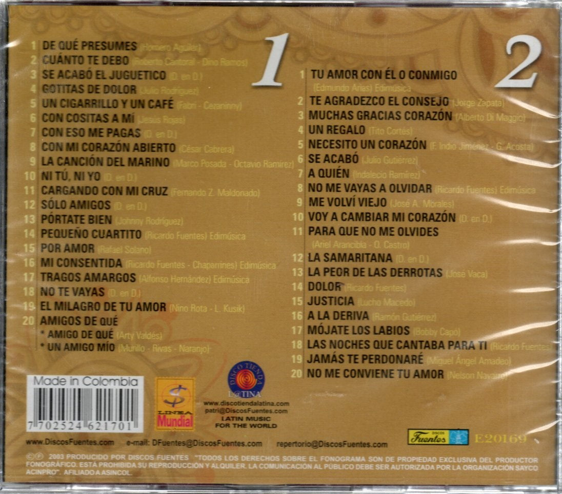 CD X 2 Historia Musical De Ricardo Fuentes