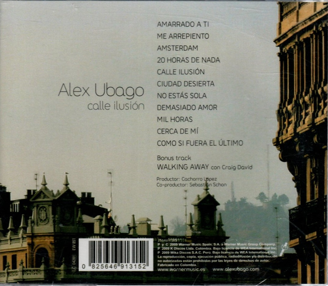CD Alex Ubago - Calle Ilusión