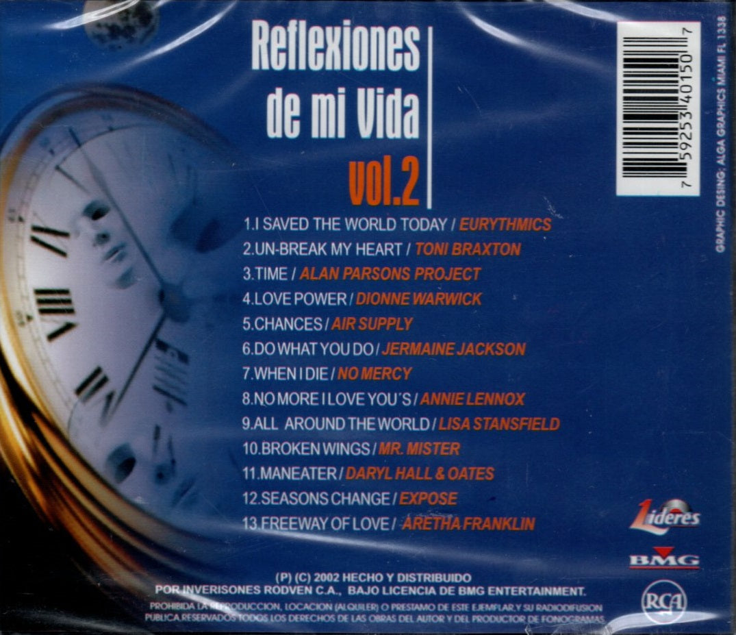 CD Reflexiones De Mi Vida Vol 2