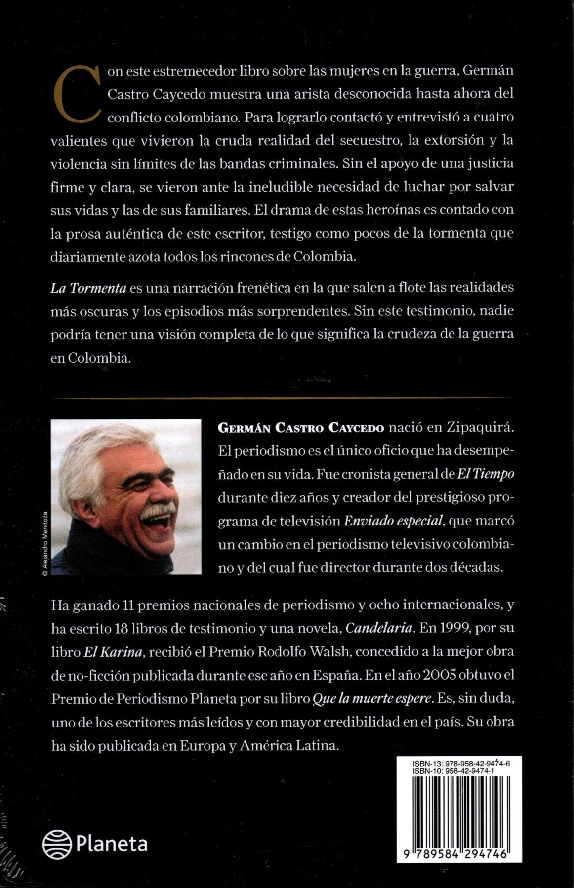 Libro Germán Castro Caycedo - La Tormenta