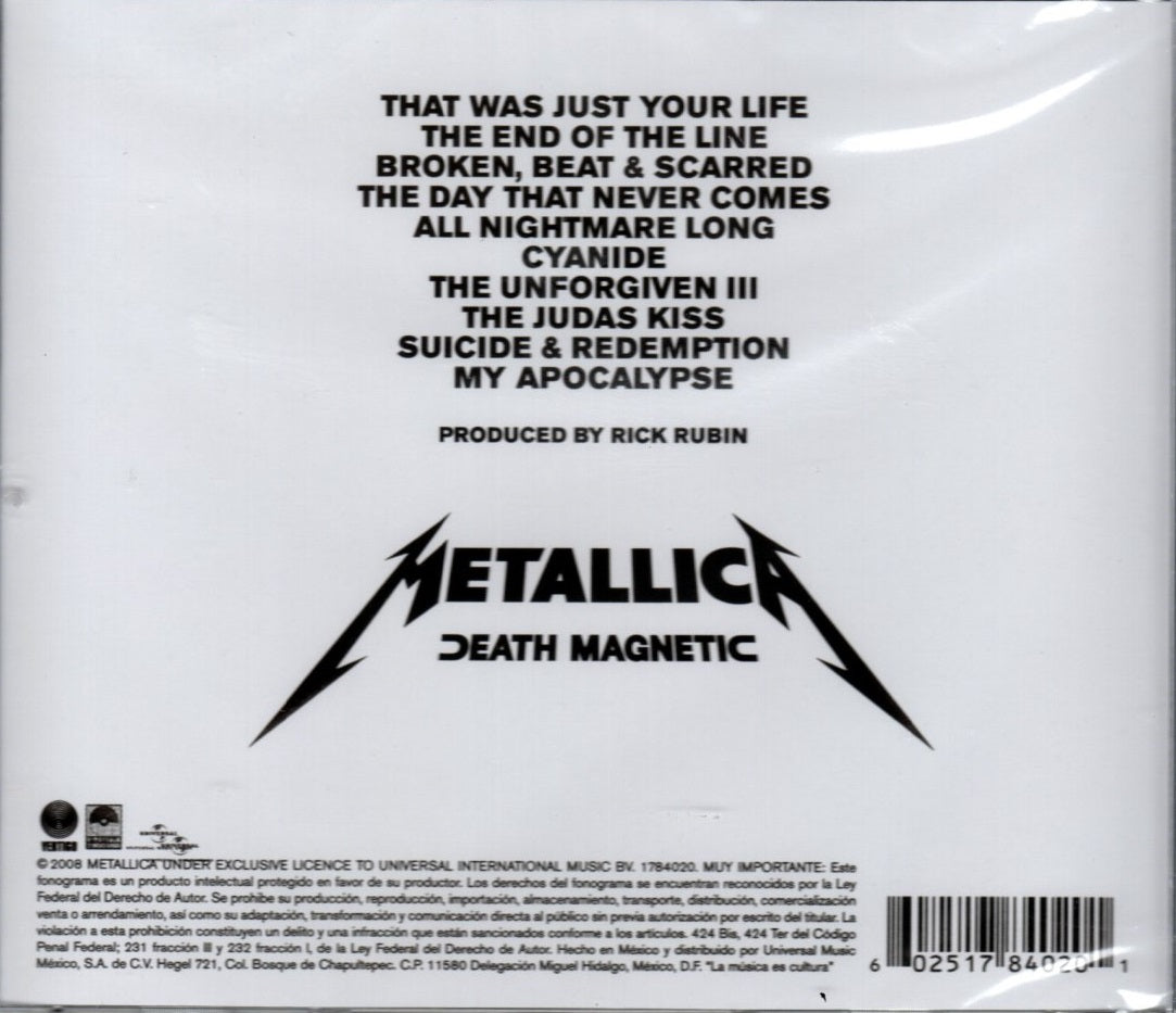 CD Metallica – Death Magnetic