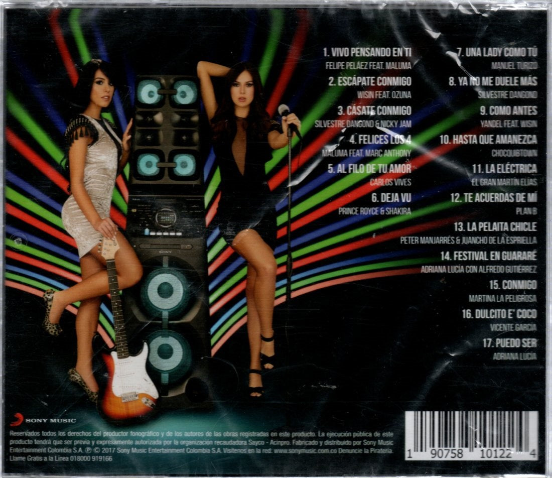 CD Súper Bailables Del Años 2017 Invencibles