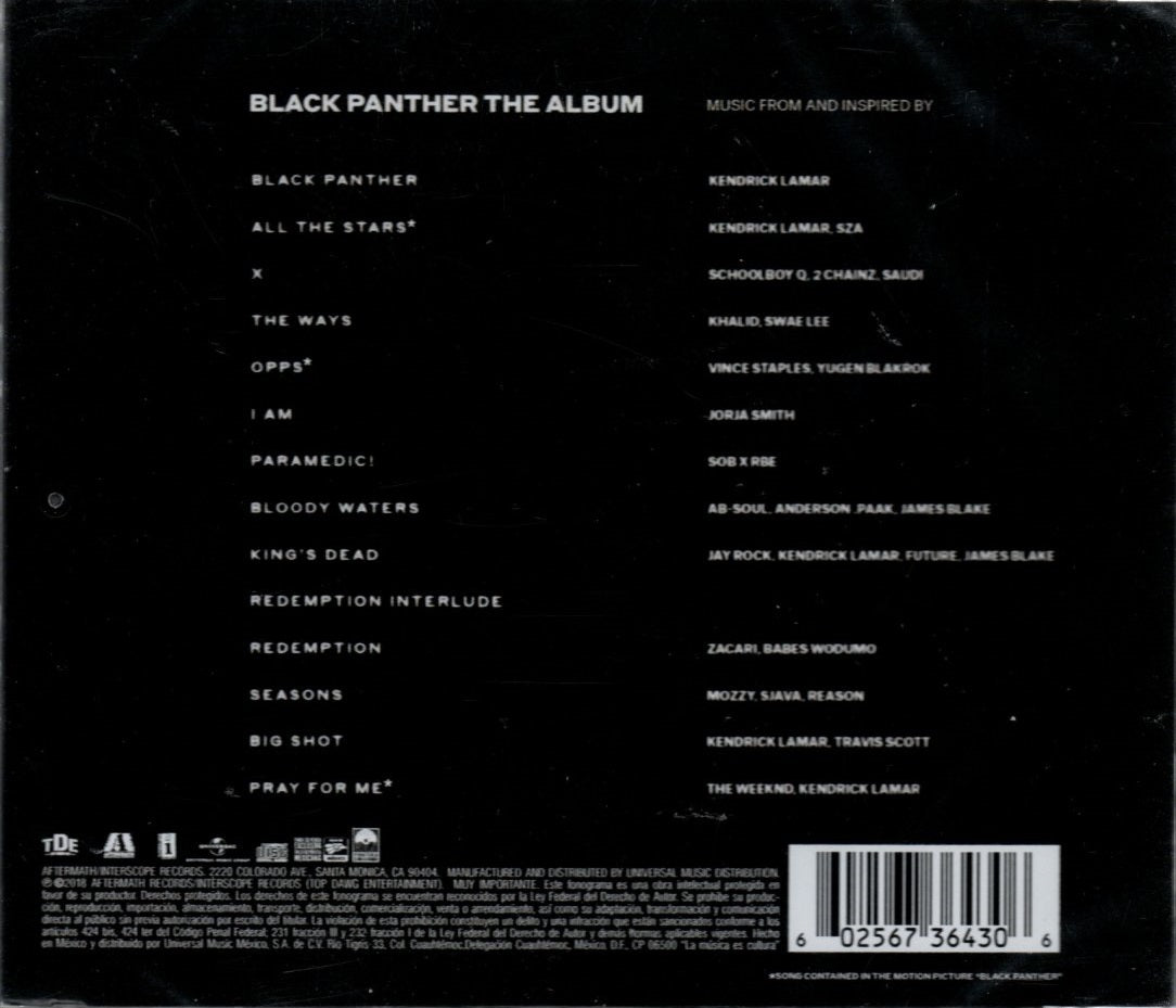 CD Various - Black Panther The Album