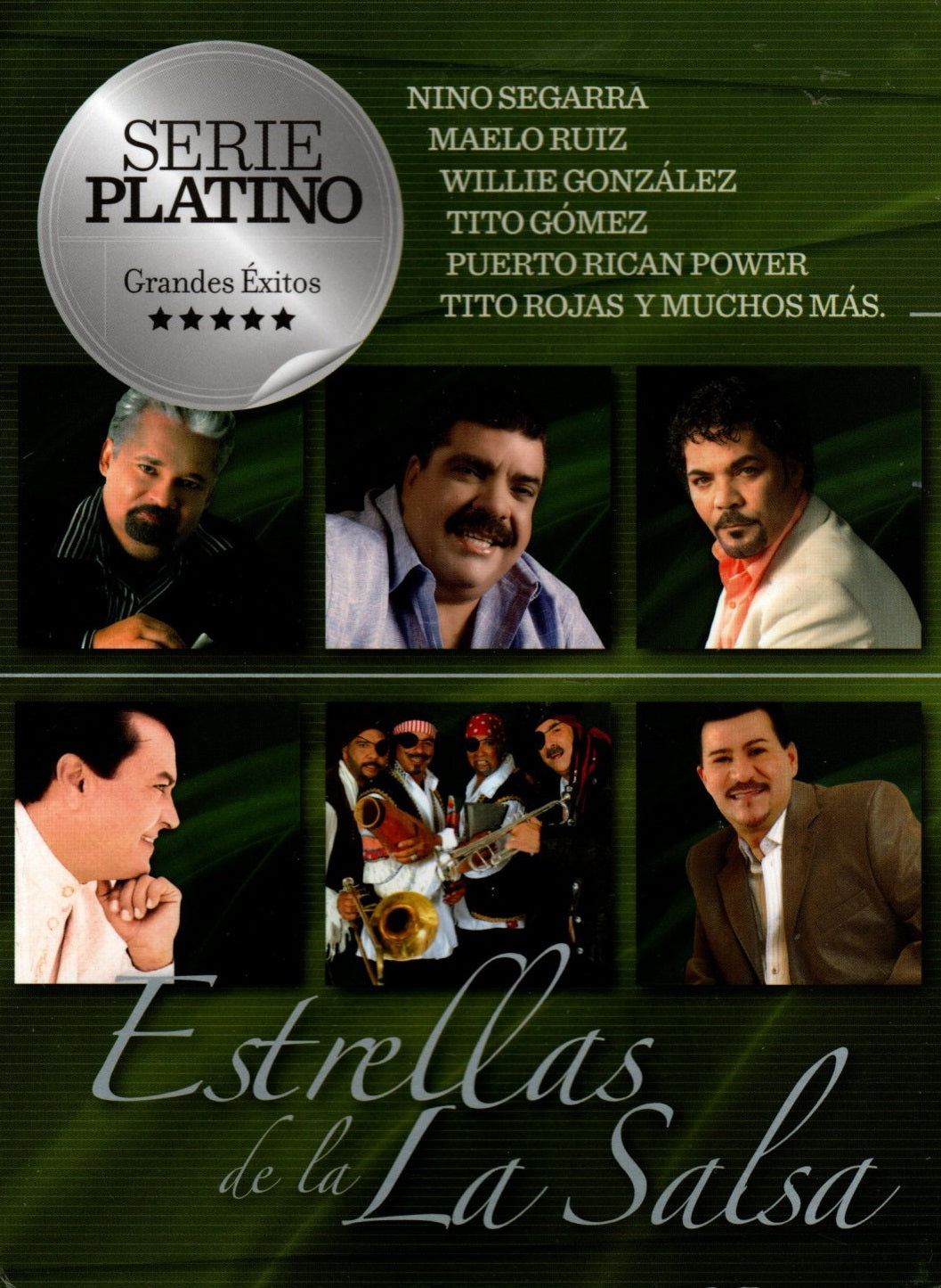 CD+DVD Serie Platino - Las Estrellas De La Salsa