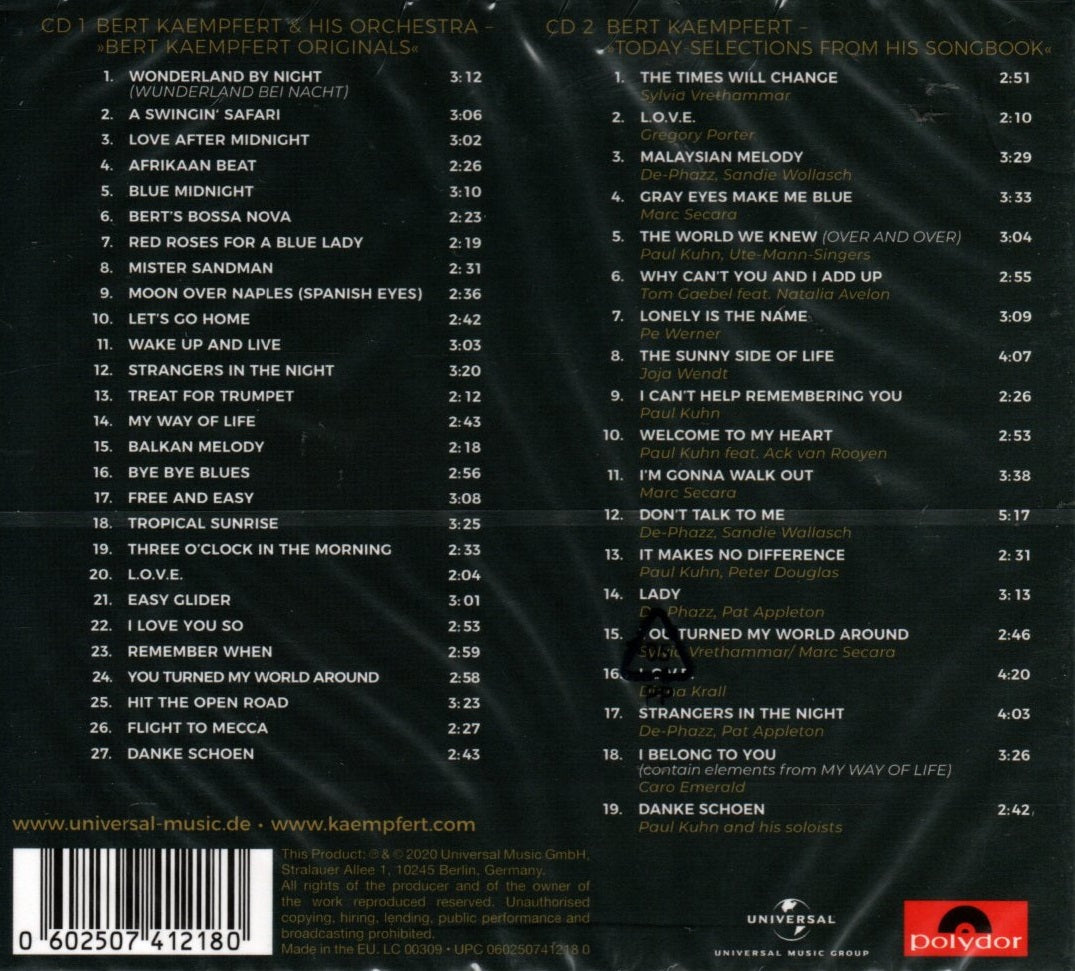 CD The Bert Kaempfert - Today & Yesterday