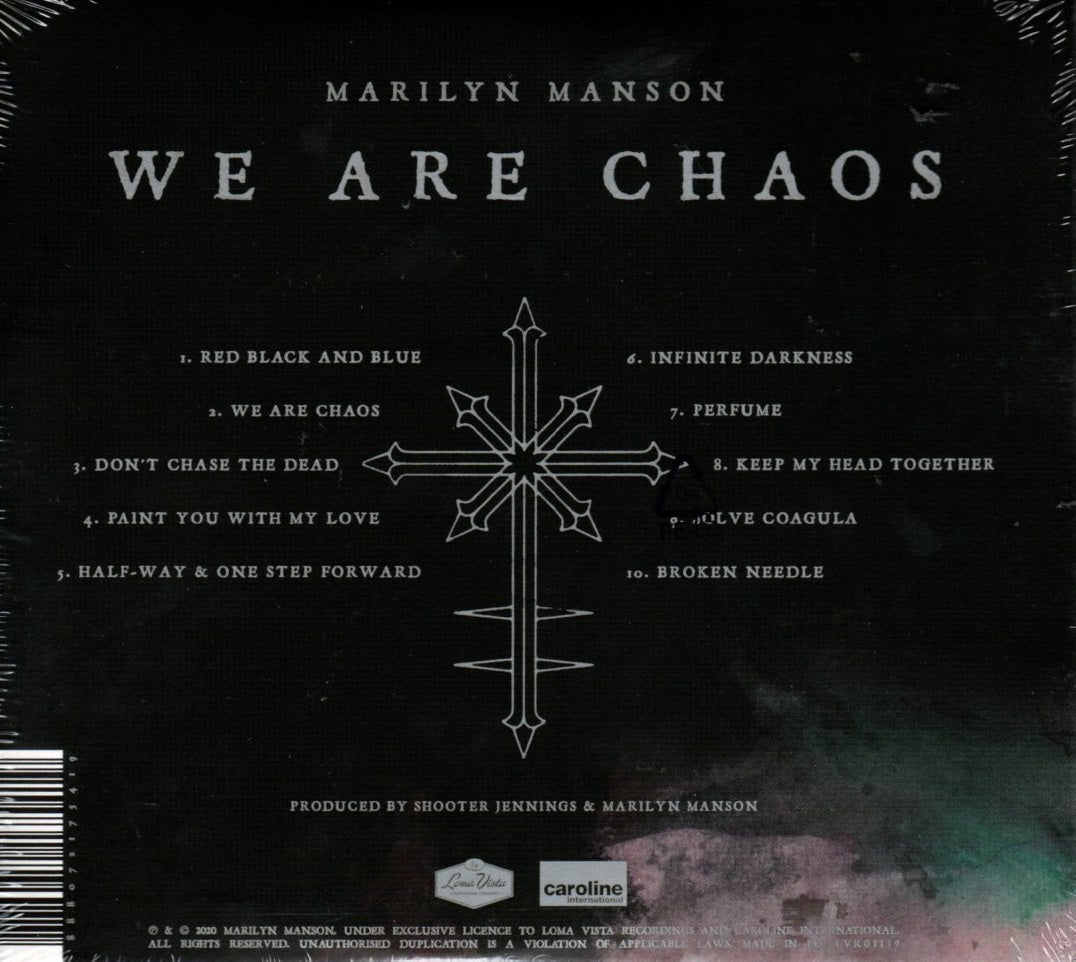 CD Marilyn Manson ‎– We Are Chaos