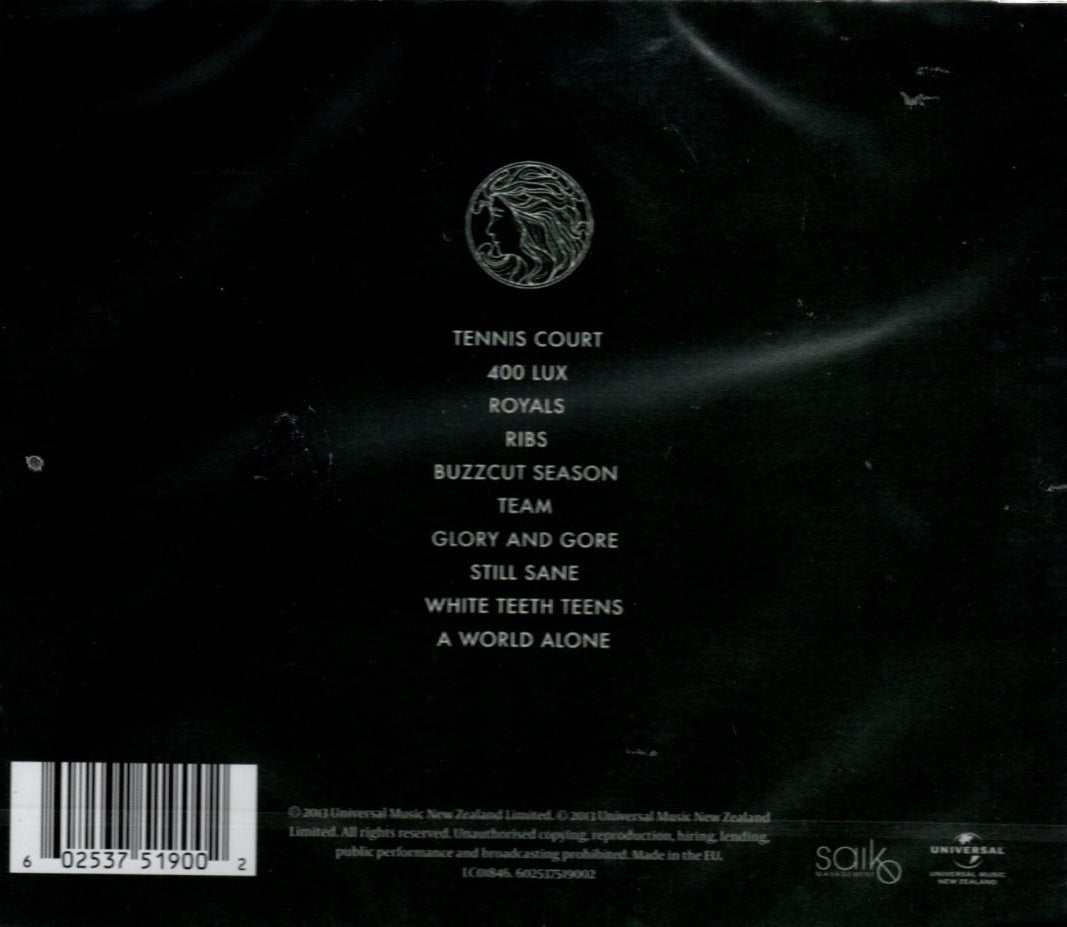 CD Lorde ‎– Pure Heroine