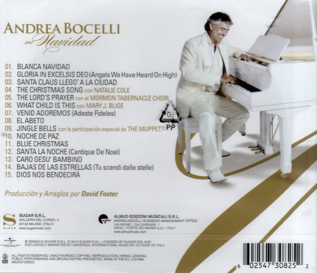 CD Andrea Bocelli – Mi Navidad