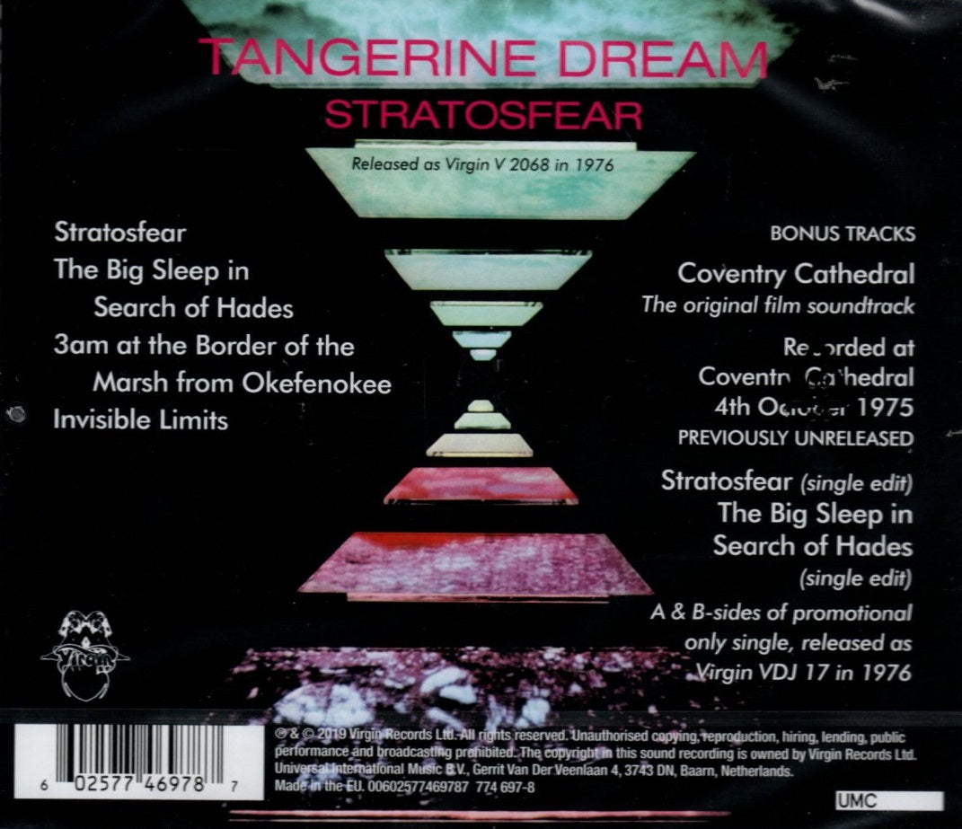 CD Tangerine Dream – Stratosfear