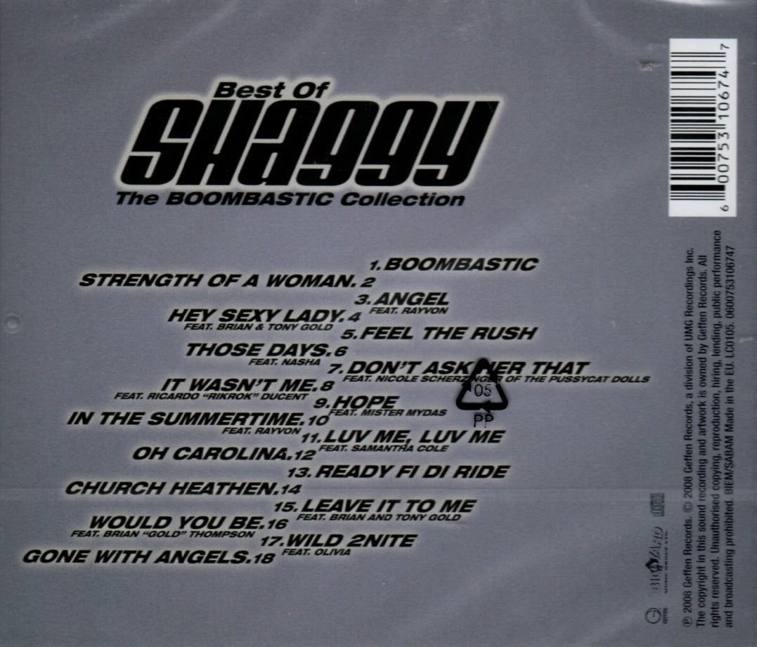 CD Shaggy – Best Of Shaggy - The Boombastic Collection
