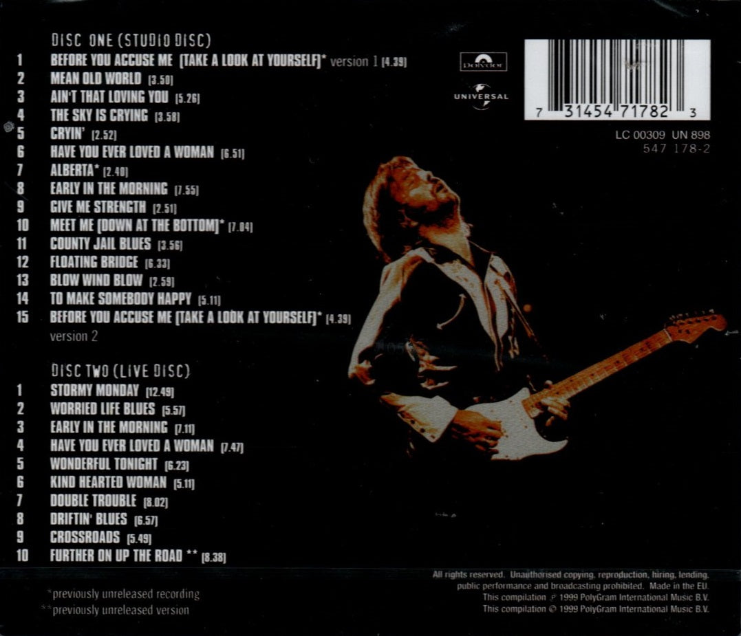 CD X2 Eric Clapton – Blues