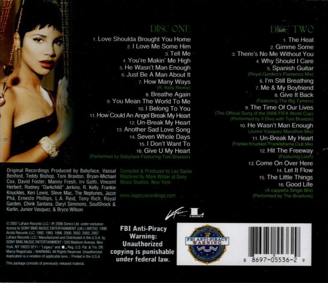 CD X2 Toni Braxton ‎– The Essential Toni Braxton