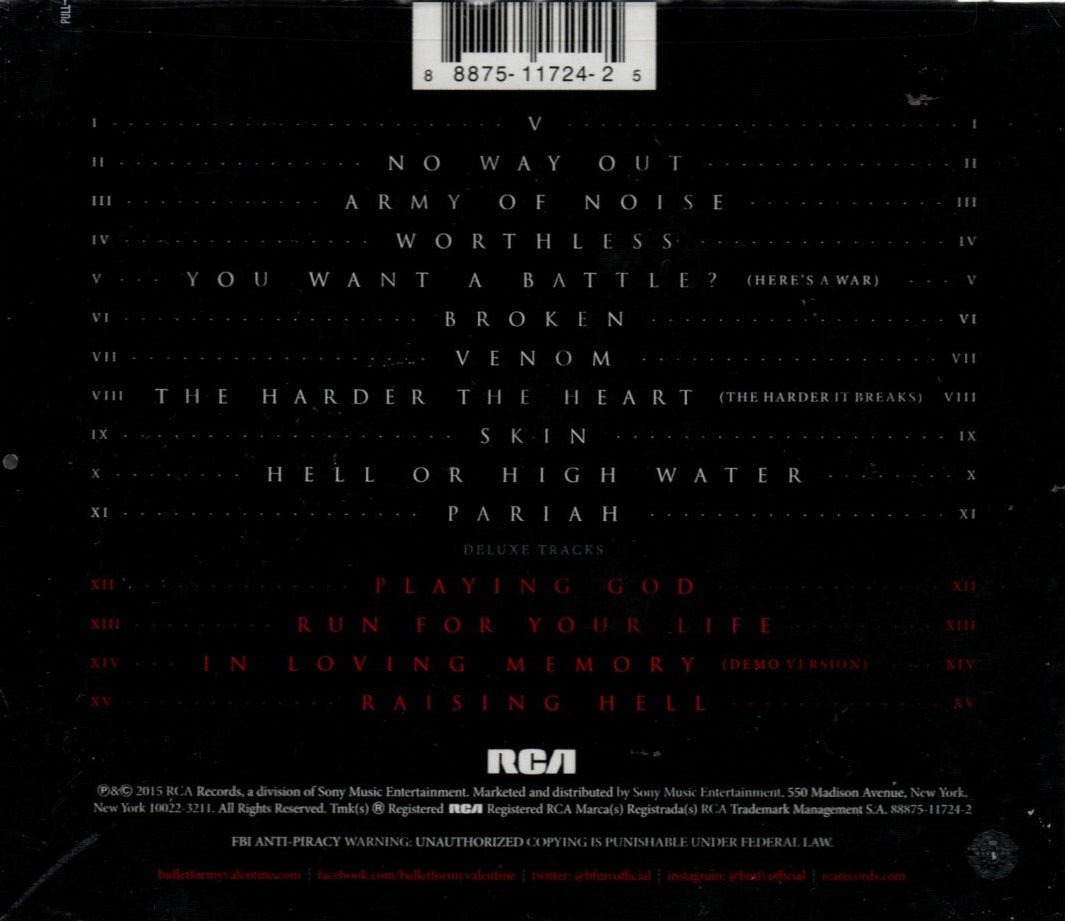 CD Bullet For My Valentine – Venom