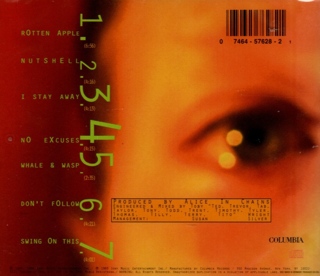 CD Alice In Chains ‎– Jar Of Flies