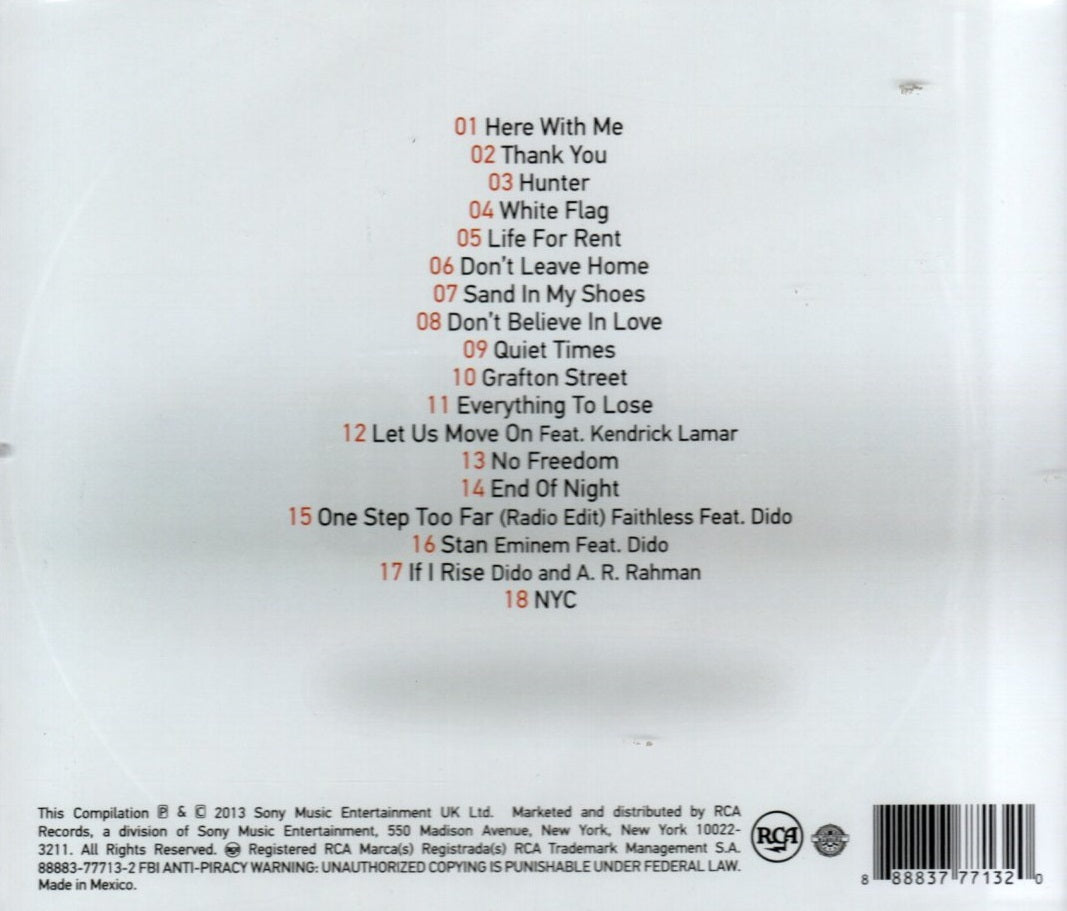 CD Dido – Greatest Hits