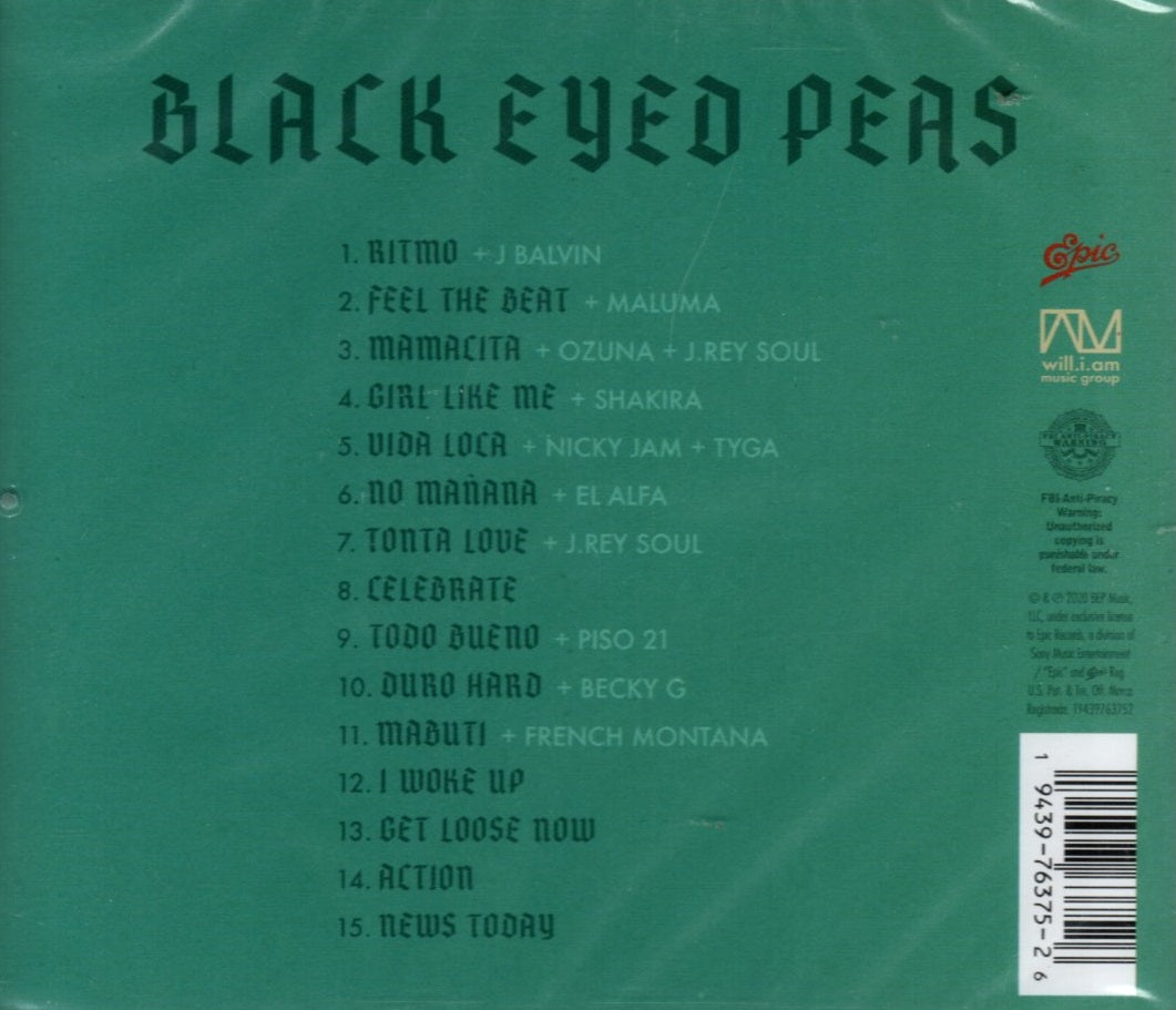 CD Black Eyed Peas ‎– Translation