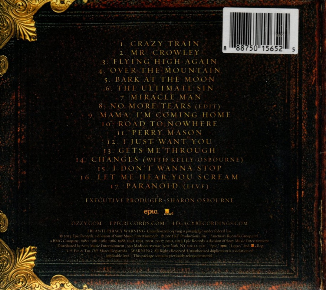 CD Ozzy Osbourne – Memoirs Of A Madman